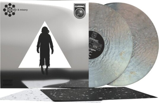 Clipping Splendor Misery 10th Anniversary Limited Edition Vinyl Metallic Silver