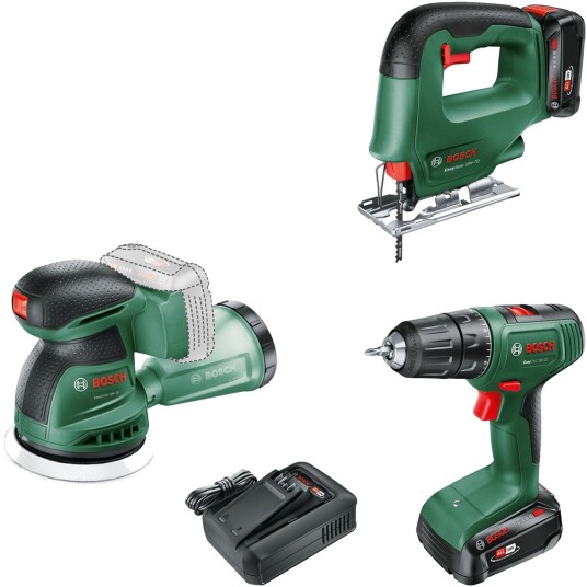 BOSCH VERKTØYSETT 18V EASY A3 2X2,5AH AL
