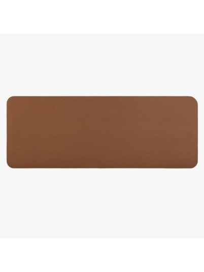 Alterzone PAD desktop brekraftig vegansk skinnoverflate, cognac brun