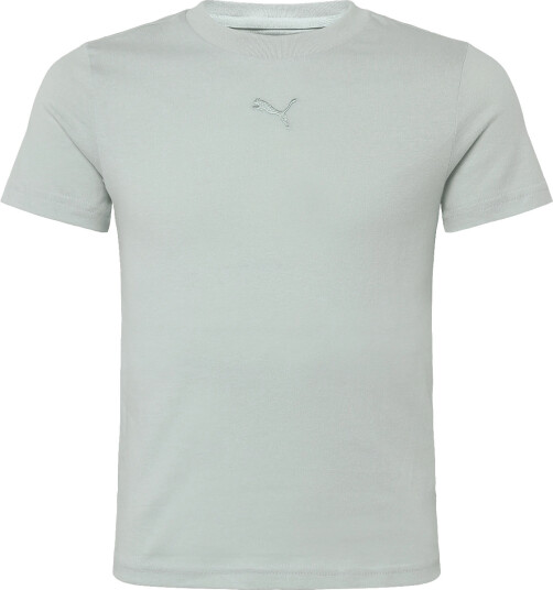 PUMA Ess Centered Cat Logo Tee G - Green - 164
