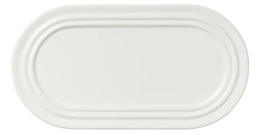 Broste Copenhagen Stevns tallerken oval 27,5 cm Chalk white Broste Copenhagen Stevns tallerken oval 27,5 cm Chalk white