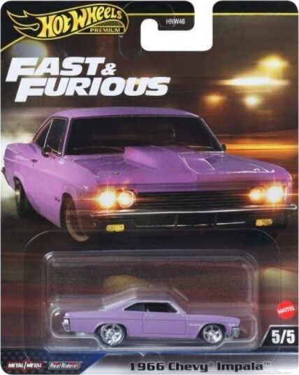 Hot Wheels Premium 1966 Chevy Impala Lekebil 1:64