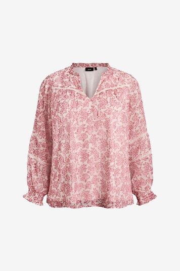 Zizzi Bluse mKiko L/S Zizzi Bluse mKiko L/S