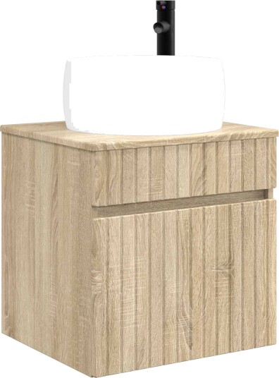 Vegghengt servantkommode Sonoma eik 49 x 44,5 x 66 cm Vegghengt servantkommode Sonoma eik 49 x 44,5 x 66 cm