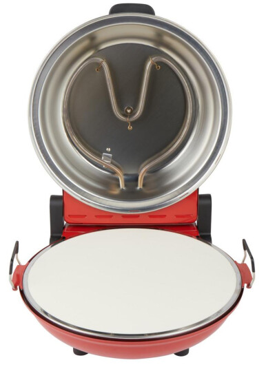 Petra PT5666VDE Bella Pizzaovn - 30,5 cm, 1200W - Rød Petra PT5666VDE Bella Pizzaovn - 30,5 cm, 1200W - Rød