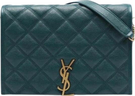 Yves Saint Laurent Vintage Dame Pre owned Grønn ONE SIZE, Yves Saint Laurent Vintage Dame Pre owned Grønn ONE SIZE,
