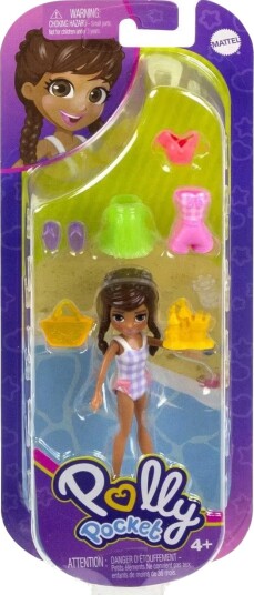 Polly Pocket JCB21 Mini Dukke Med Tilbehør 4+ år Polly Pocket JCB21 Mini Dukke Med Tilbehør 4+ år