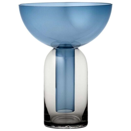 AYTM - Torus Vase Ø15 Black/Navy