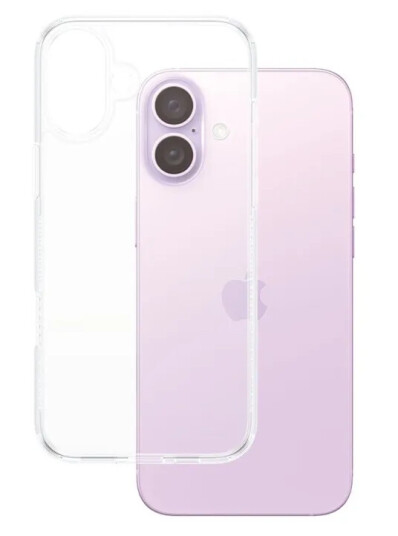 PanzerGlass HardCase Transparent dekselet for iPhone 16 Plus