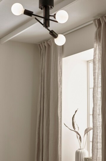 Ellos Home   Taklampe Aidan   Svart