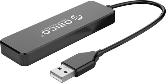Orico FL01 4-port USB-A Dokkingstasjon Hub - Svart