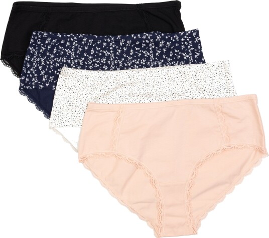 Basic Hipster 4 pk Mix Flerfarget Flerfarget M