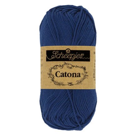 Scheepjes Catona Garn 527 Midnatt - 10g