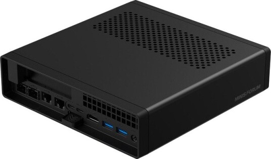 MinisForum MS-A2 AMD Ryzen 9 9955HX Mini-PC 16 kjerner HDMI 2xUSB-C 2.5G LAN 10G SFP+ Barebone