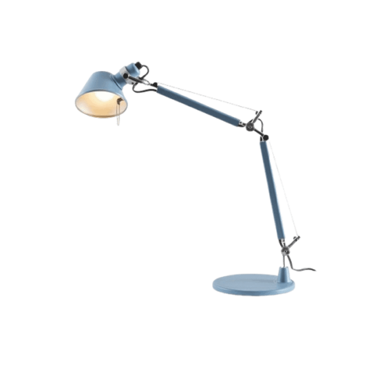 Artemide Tolomeo Micro Bordlampe Matt Lyseblå