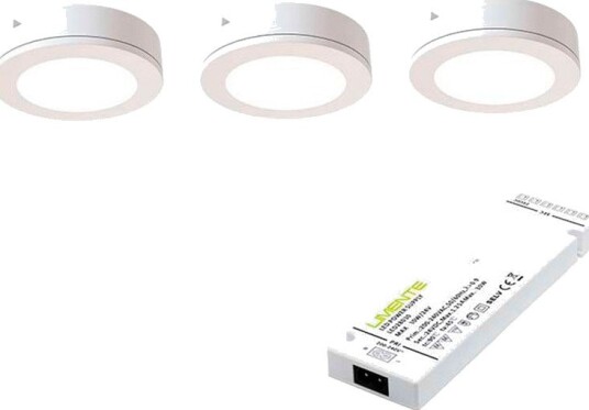 Limente LED-Lenox-3 LED downlight 3pk - 6,4 cm (3x4W) Børstet stål