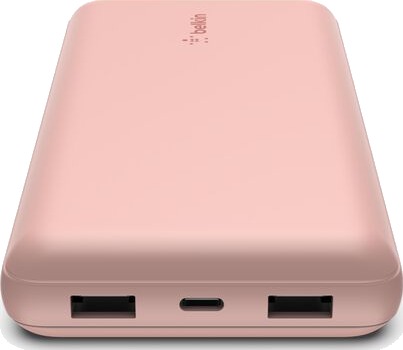 Belkin BoostCharge 20000 mAh Powerbank Rosa med USB-C og 15W