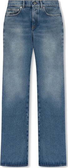 Off White Dame Jeans Blå W28,