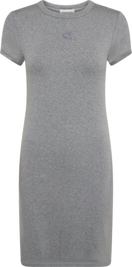 Calvin Klein Jeans Ss Ctn Contour 1X1 Rib Ss Mini D Grey XXS