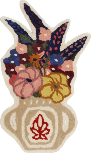 Bongusta Flower Vase Rug - Multi/patterned - 75X55CM