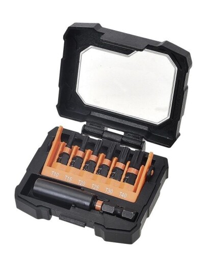 Boxer Slagbitssett Torx-spor - 7 deler