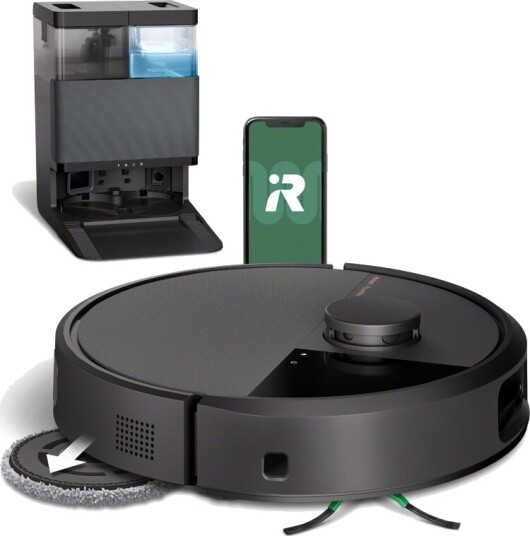 iRobot Roomba 505 Combo Plus Robotstøvsuger med AutoWash™ Dock - Svart iRobot Roomba 505 Combo Plus Robotstøvsuger med AutoWash™ Dock - Svart