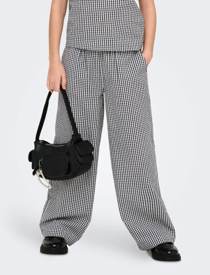 Kids Only Kogsmilla Life Stripe Pant Wvn Noos Black 164