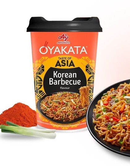 Aj Oyakata Korean Barbecue Flavour Noodle Cup 93 gram Japan