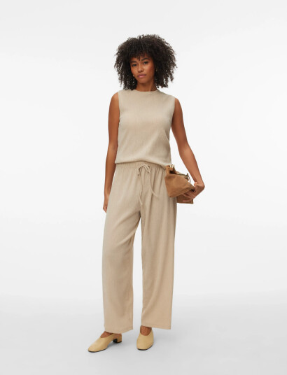 Vero Moda Vmluna Mw Ballon Pant Jrs Noos   Beige   S