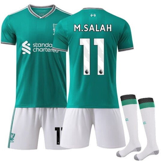 2025-2026 Liverpool Tredje Barn Fotballdrakt Sett Nr. 11 Salah