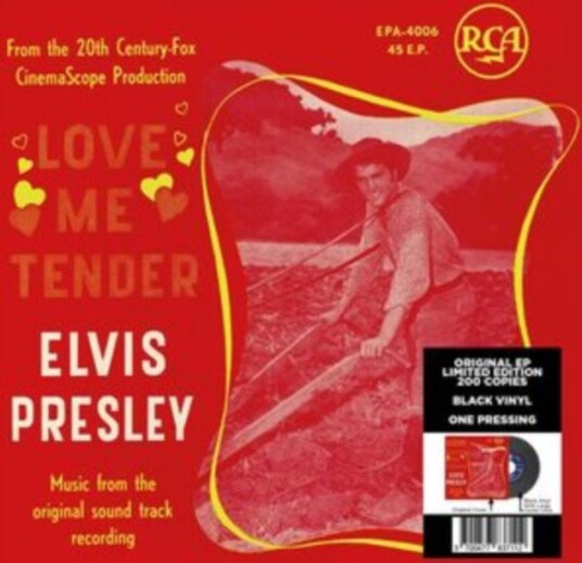 Elvis Presley Love Me Tender Uk Vinyl