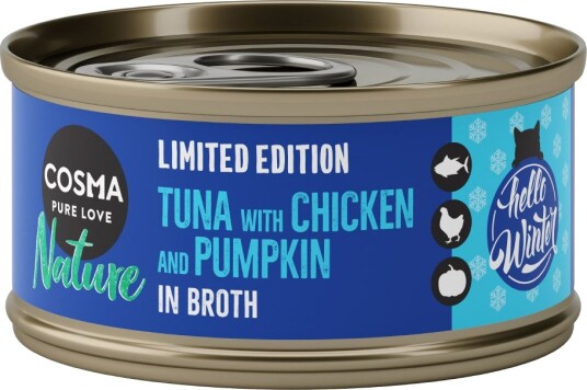 Cosma Nature Winter Edition Våtfôr Tunfisk Kylling & Gresskar 24x70g