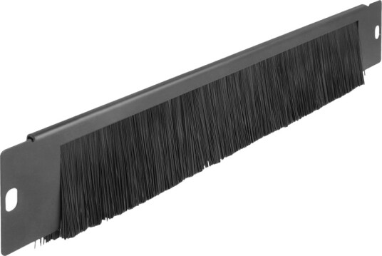 Delock Brush Strip Universell Skapmonterbar Svart 66293