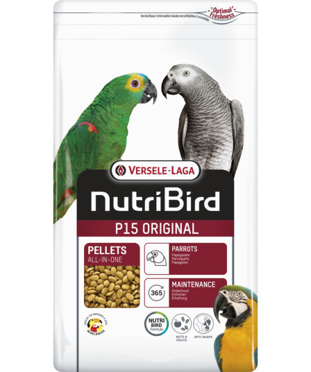 Nutribird P15 Original (Papegøye) 1 kg Nutribird P15 Original (Papegøye) 1 kg