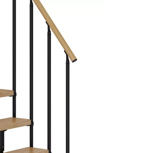 Dolle Utvendig Gelender Classic Ll Eik Lakkert Svart 0 1T