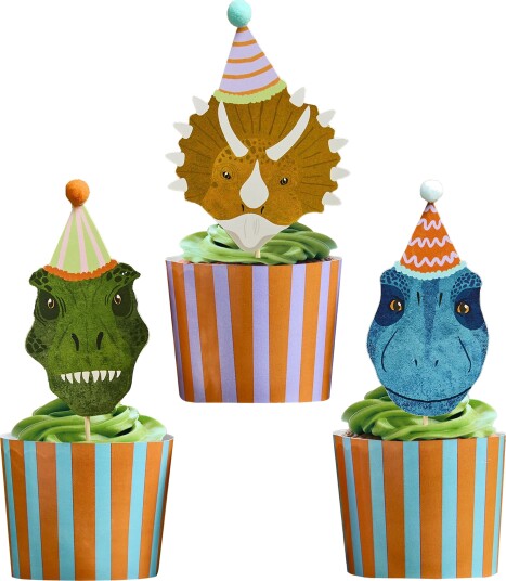 Cupcake Kit Dinosaurier 12 pakning Cupcake Kit Dinosaurier 12 pakning