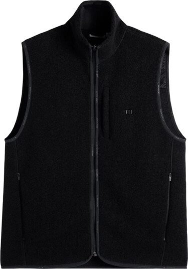 J. Lindeberg Duncan Wool Fleece Vest Black XL