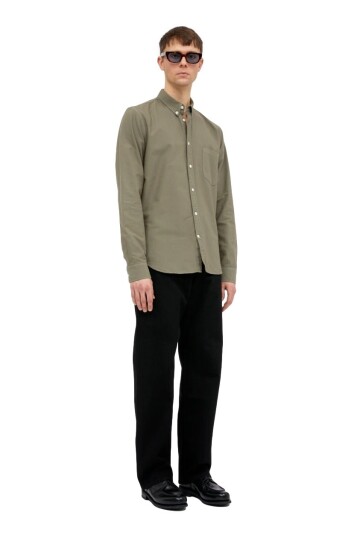 Livid Cassidy Olive Oxford Skjorte Oliven male S