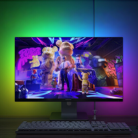 PC Sync LED strip 24' skjerm 4 sider RGBIC USB 60 LED/m