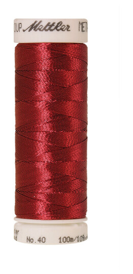Mettler, Metallic 100m Farge nr 1723 Red