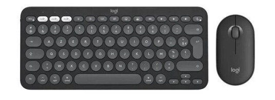 Logitech Pebble 2 Combo for Mac - Tastatur & Mussett - Tysk - Gr Logitech Pebble 2 Combo for Mac - Tastatur & Mussett - Tysk - Gr