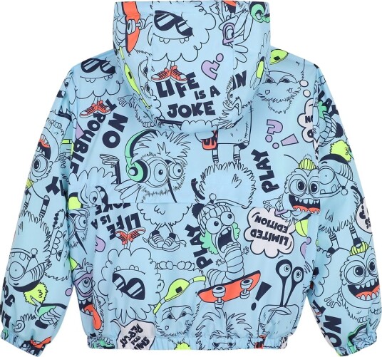 Billieblush Hooded Windbreaker Blue 116 Billieblush Hooded Windbreaker Blue 116