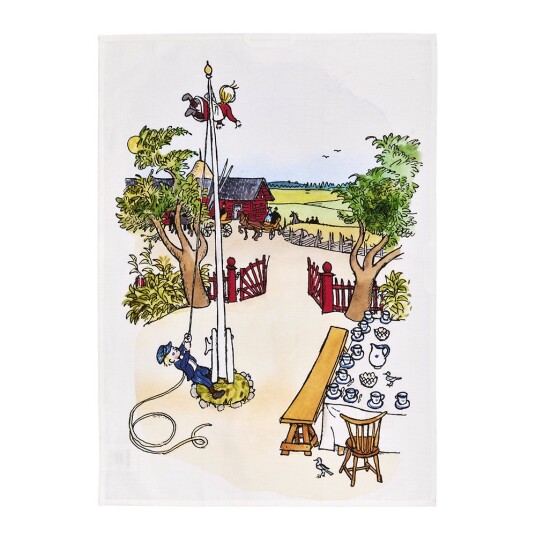 Muurla Emil kjøkkenhåndkle 50x70 cm flaggstangen hvit