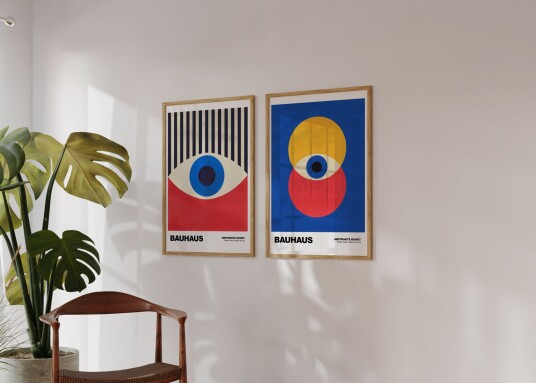 Plakat Bauhaus kunstsamling / Sett med 2