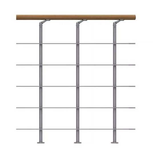 Dolle Gelender Til Repos Style6 Eik Oljet Forlengelse Kit Pearl Grey