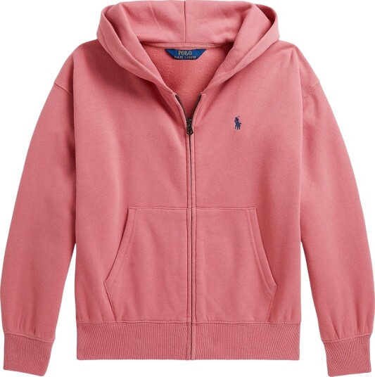 Ralph Lauren Kids Fleece Full Zip Hoodie Pink XL Ralph Lauren Kids Fleece Full Zip Hoodie Pink XL