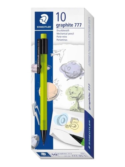 Staedtler Mechanical pencil graph.B 10 pcs 05mmGreen