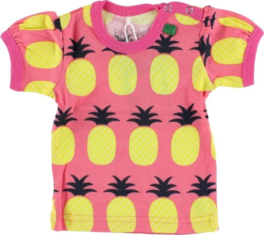 Freds World T skjorte   Korall m. Ananas   Freds World   56   T skjorte Gul Oransje