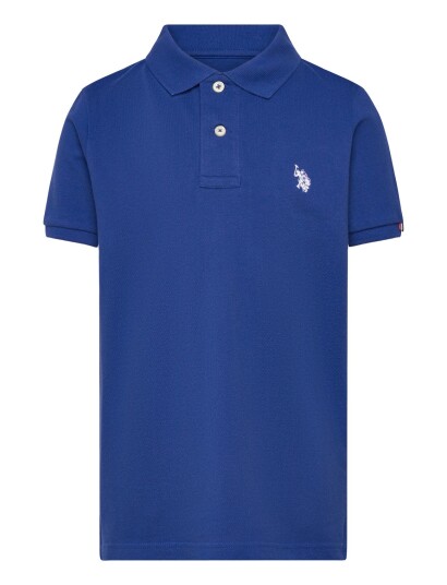 U.S. Polo Assn. Dhm Pique Polo Blue 128