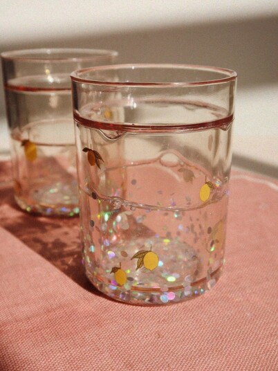 Konges Sløjd 2 Pack Glitter Cups Gul